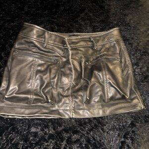 Zara Leather Skirt